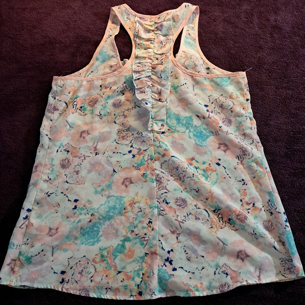 Candie's Ruffle Tank - Picture 3 of 4
